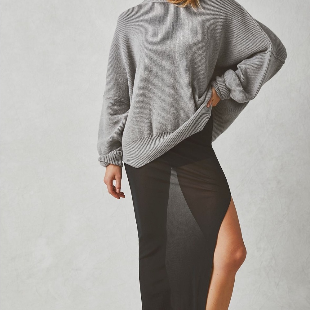 Free People Easy Street Tunic Gray size xs